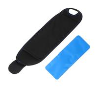 Healvian 2pcs Reusable Gel Ice Pack with Strap Cold Heat Compress Wrap for Wrist Elbow Knee Injuries and Gel Relief Sleeve for Sports Soreness and Sprains