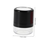 Healvian 2pcs Reusable Powder Container with Sponge Puff and Mirror Portable Loose Powder Case for Hairline Coverage Oil Absorbing Volumizing Makeup Holder for Daily Travel and Social Use