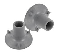 Healvian 2pcs Rubber Feet Pads Replacement Feet Caps Toilet Seat Leg Tips Large Suction Cup for Shower Chair Bath Bench Legs Accessories Bathroom Handrail