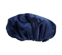 Healvian 2pcs Satin Bath Cap Adjustable Headband Soft and Comfortable Sleep Hat for Women Lightweight Hair Wrap for Bathing Swimming and Spa Use