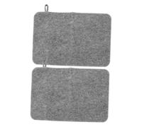 Healvian 2pcs Sauna Cushion Heat Insulation Mat Water Absorbent Felt Pad for Bathroom and Steam Room Thickened Design for Enhanced Comfort Saunas and Wellness Facilities