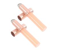 Healvian 2Pcs Silicone Lip Brush with Lid Portable Lipstick Applicator for Even Lip Gloss Lipstick Application Skin-friendly Makeup Beauty Tools for Daily and Professional Use Pink