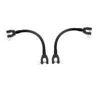 Healvian 2Pcs Ski Tip Connectors Ski Training Aid with Speed Control Skiing Accessories for Beginners Black