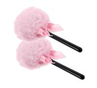 Healvian 2Pcs Soft Fluffy Setting Powder Puff for Face Comfortable Makeup Pads for Loose and Mineral Powder Application Easy to Clean Velvet Cosmetic Tool Suitable for All Skin Types