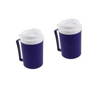 Healvian 2pcs Spill Cup for Disabled Patient Unbreakable Drinking Cup for Elderly Prevent Choking While Drinking for Home Care Nursing Home Use