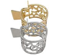 Healvian 2pcs Star Hair Clips Ponytail Holders for Women Unique Geometric Design Comfortable Non Painful Grip Firm Hold for Thick Fine Long Hair for Everyday Use