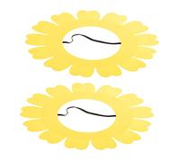 Healvian 2pcs Sunflower Costume Hoods Lightweight and Performance Headgear for Festivals Parties and Celebrations Vivid Design Easy to Wear and Clean
