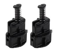 Healvian 2pcs Telescopic Luggage Handle Locking Clips Replacement Hardware for Suitcase Pole Handle Buckle Repair
