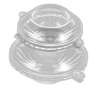 Healvian 2Pcs Transparent DIY Floating Candle Molds Set for Making Floating Candles Soap Ice Cubes 3.07X1.10In & 2.75X1.57In Reusable Craft Casting Molds