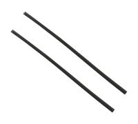Healvian 2pcs Universal Rubber Strips for Car Windshield Wipers with Bone, Natural Black Rubber, Easy to Install and Remove, Viewing after Wipe, Replacement Auto Wiper Blades
