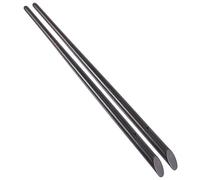 Healvian 2pcs Vintage Black Ebony Hair Chopsticks Traditional Hairpins for Women Retro Style Hair Accessories for Chinese Lantern Festival