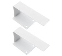 Healvian 2pcs Wall Mounted Weight Scale Stand for Digital Weighing Machine, Iron Body Scale Shelf with Secure Slot Construction and Space-saving Design, for Bathroom and Rooms with Limited