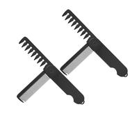 Healvian 2pcs Wide Tooth Combs for Hairdressing Tools Travel Portable Grooming Folding Comb for Oil Hair Styling and Grooming