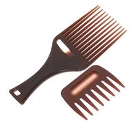 Healvian 2pcs Wide Tooth Hair Styling Comb Set Barber Hair Pick Comb Scalp Massage and Itch Relief Home Salon Use