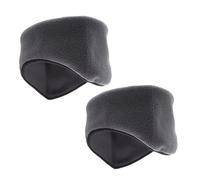 Healvian 2pcs Winter Wrap Ear Covered Headband Fleece Ear Muff Hairbands Unisex Windproof Warm Headbands for Outdoor Sports Skiing Running Hiking