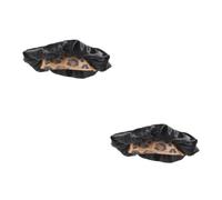 Healvian 2pcs Women Comfortable Polyester Sleeping Bonnet Hat Hair Protector for and Makeup Use High Elasticity and Breathable Design Leopard Print
