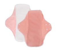 Healvian 2pcs XL Reusable Menstrual Pads for Women - Washable Cotton Postpartum Leak Protection Pads, Maternity Cloth Sanitary Towels for Incontinence and Menstrual Care