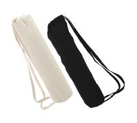 Healvian 2pcs Yoga Mat Carrier Bag Adjustable Sling Capacity Storage for Multiple Mats and Accessories Stylish Dual Shoulder Design for Gym Use