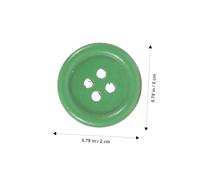 Healvian 3 Packs Christmas Wooden Sewing Buttons Flatback Red Black White Green Plaid Pattern 20Mm for Clothing Coat DIY Craft Decorations