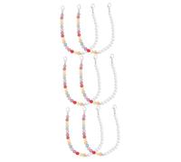 Healvian 3 Pairs Decorative Shoe Chains for Women Easy Installation Boot Jewelry Pearl Design Lace Accessories for Casual Formal Occasions