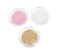 Healvian 3 Pcs Eyelash Case Organizer Small Travel Lash Storage Boxes with Crystal Glitter Base Cards for Women Girls Makeup Storage Supplies