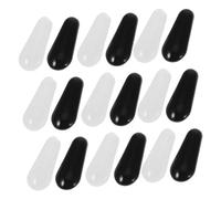 Healvian 30 Pairs Soft Silicone Nose Pads for Glasses Comfortable Slip Eye Pads for Daily Use and Sports Activities Compatible with Various Eyeglass Models Pack