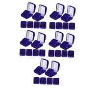 Healvian 30 pcs Medal Storage Box Single School Badge Display Stand Coin Organizer Case for Office and School Presentation
