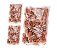 Healvian 300pcs Plastic Gel and Acrylic Nail Training False Nails with Smooth Surface for Manicure Supply, Easy Practice Use for Teaching and Salon Artists