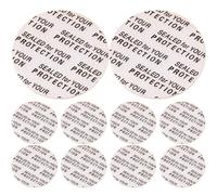 Healvian 300pcs Pressure Sensitive Bottle Cap Seal Liners 26mm Self-Adhesive Tamper Evident Gasket for Jar and Flask Sealing, Industrial Packaging Bottle Sealer Labels