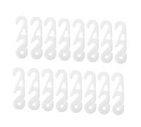 Healvian 30pcs Adjustable Mask Ear Strap Extender Hooks White Anti-Pressure Ear Rope Buckles and Comfortable Wraparound Design