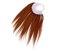 Healvian 30pcs Hair Color Testing Strands and Dying Training Samples for Beginners Realistic Hair Practice Chart for Salon Use for Learning and Color Blending