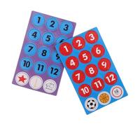 Healvian 30pcs Magnetic Basketball Strategy Pieces Coaching Board Number Magnets Assorted Color Magnet PC Flexible Strategy Layout Portable for Referees Players Basketball Training Matches
