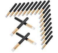 Healvian 30Pcs Mini Lip Brushes Multipurpose Makeup Applicators for Lips Eyes Face Portable Lipstick Concealer Blending Tools with Exfoliating Function for Women