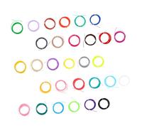 Healvian 30pcs PLA 3D Pen Filament Refills High-Temperature Resistant 3-Meter Random Color Printing Pen Filament Supplies for 3D Printing Accessories