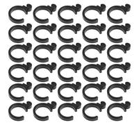 Healvian 30pcs Plastic Brake Cable Clips for Rollator Walker Wheelchair Accessories Brake Line Mounting Clips Cable Fixing Holder Fit Tube for Fasteners and Wheelchair Parts Replacements