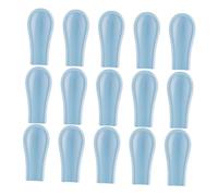 Healvian 30pcs Replacement Earwax Remover Sleeves Silicone Cover Non Slip Ear Scoop Tool for Adults Teens Reusable Wax Removal Spoon Compatible with Various Ear Cleaning Kits