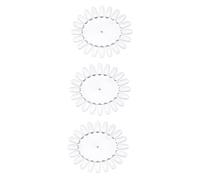 Healvian 30pcs Sunflower Shaped Acrylic Nail Polish Display Board for Nail Art Practice and Showcase for Salon and Personal Use