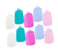 Healvian 30pcs Toothbrush Portable Caps for Travel Home Use Compact Toothbrush Protector for Camping Business Trips and Outdoor Activities