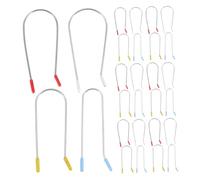 Healvian 32 Pcs Hot Roller Clips Replacement U Shaped Roller Jaw Clamps for Electric Curlers Secure Hair Styling Pins for Long Hair Versatile Heat Resistant Curling Accessories for Home and