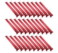 Healvian 32 Pcs Inflatable Thunder Sticks Noise Makers Red Aluminum Film 23.6 Inch Game Day Cheering Clappers for Sports Events Concerts and Parties