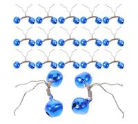 Healvian 32pcs Fishing Bite Alarm Bells with High Sensitivity and Waterproof Stainless Steel Construction Clip-on Fishing Rod Indicator