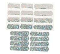 Healvian 35pcs Cartoon Bandages for Sparkly Design Adhesive Plasters Breathable Protection for Minor Injuries Lightweight Water Resistant Care