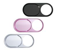 Healvian 3pcs Aluminium Alloy Camera Covers for Phone and Laptop, Protect Personal Privacy and Prevent Hacking, Sturdy Metal Webcam Cover Slide for Secure Device Use