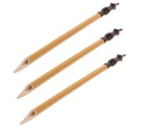 Healvian 3pcs Bamboo Calligraphy Pen Set Lightweight Adjustable Slant Design Handmade Artist Pens for Japanese Calligraphy and Personal Study Beginners Students