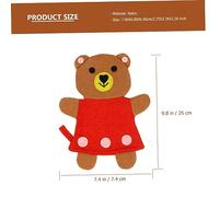 Healvian 3Pcs Bath Mitts Cartoon Animal Design Exfoliating Body Scrubber Gloves for Gentle Skin Cleaning and Massage Sponge for Boy Girl