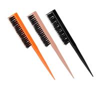 Healvian 3pcs Beauty Styling Comb for Hair Brush Detangler Slick Back Plastic Tip