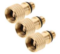 Healvian 3Pcs Copper Bike Valve Adapter Presta to Standard Conversion Nozzle for Bicycle Pumps Compatible with Road and Mountain Bikes Inflatable Tires Accessory