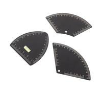 Healvian 3pcs Eyebrow Mapping Tool Ruler Eyebrow Template Tool for Symmetry Positioning Guide Multifunctional Ruler Brow Mapping for Shaping Stencil for Precise Measurement