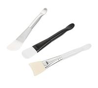 Healvian 3pcs Facial Stirring Diy Tools Silicone Facial Mask Mud Brush for Face Mask Skincare Skin Care Tools Masking Silicone Spoon for Easy Application and Precise Control