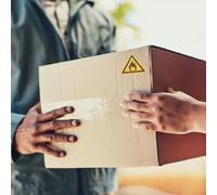 Healvian 3pcs Fire Safety Flammable Warning Decal Set, Self-Adhesive Flammable Hazard Stickers for Industrial and Home Safety Compliance